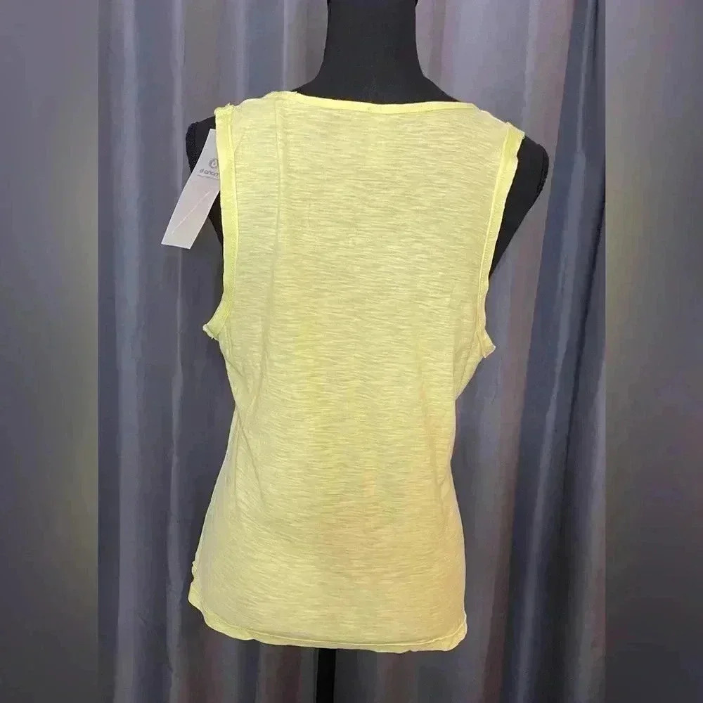 Mono B Be True Tank Top, Light Lime, NWT - Picture 2 of 5